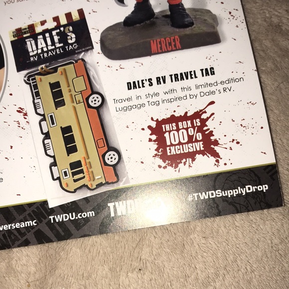 AMC The Walking Dead Supply Drop Exclusive Dale’s RV Travel Tag New - Picture 4 of 4